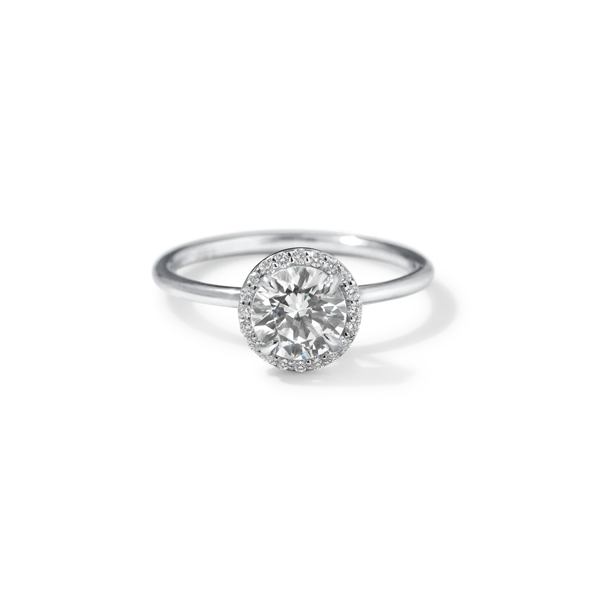 Halo Engagement Ring