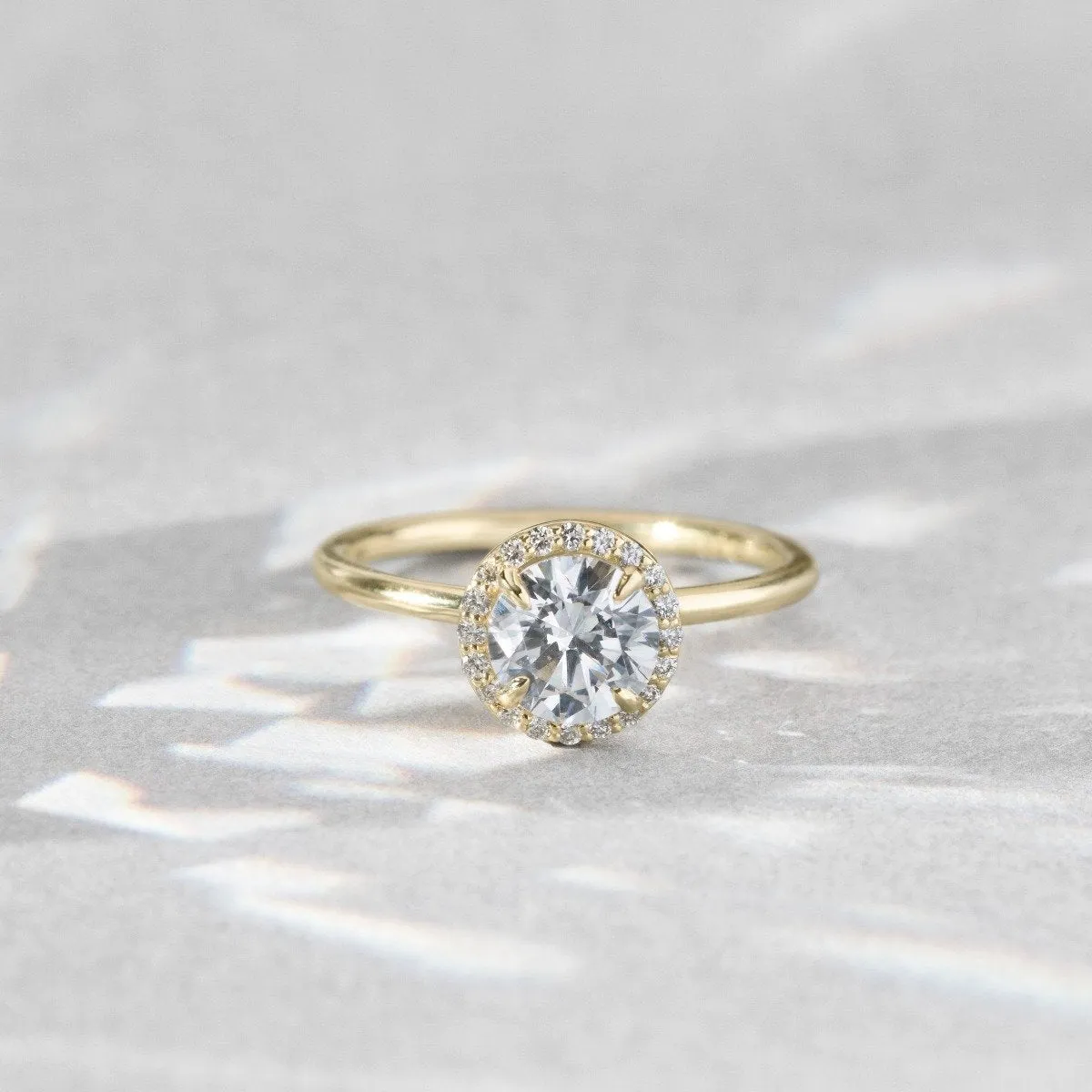Halo Engagement Ring