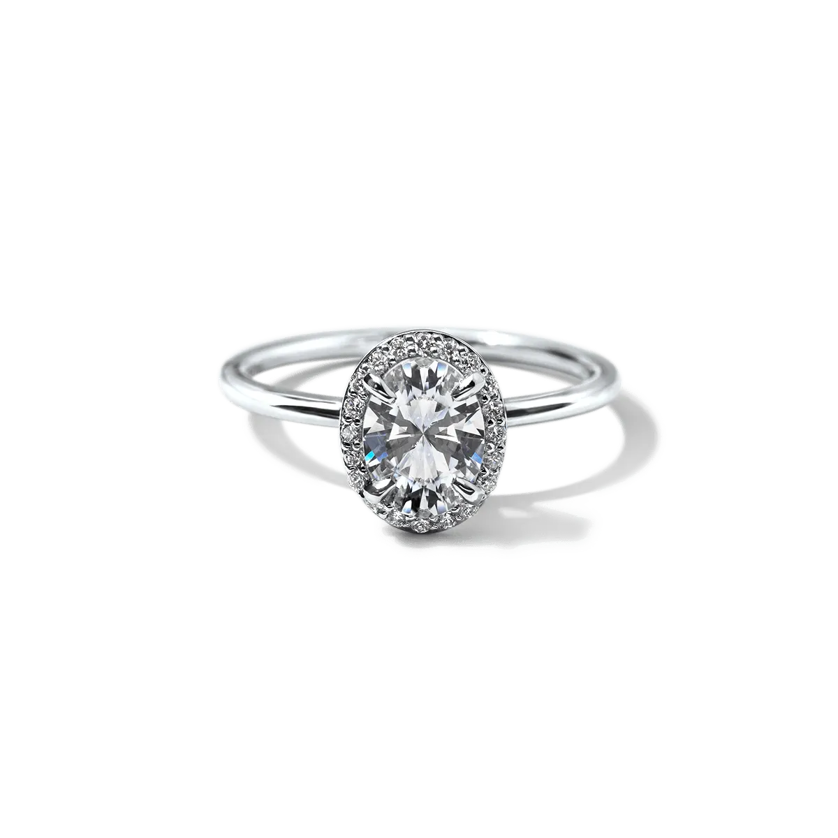 Halo Engagement Ring