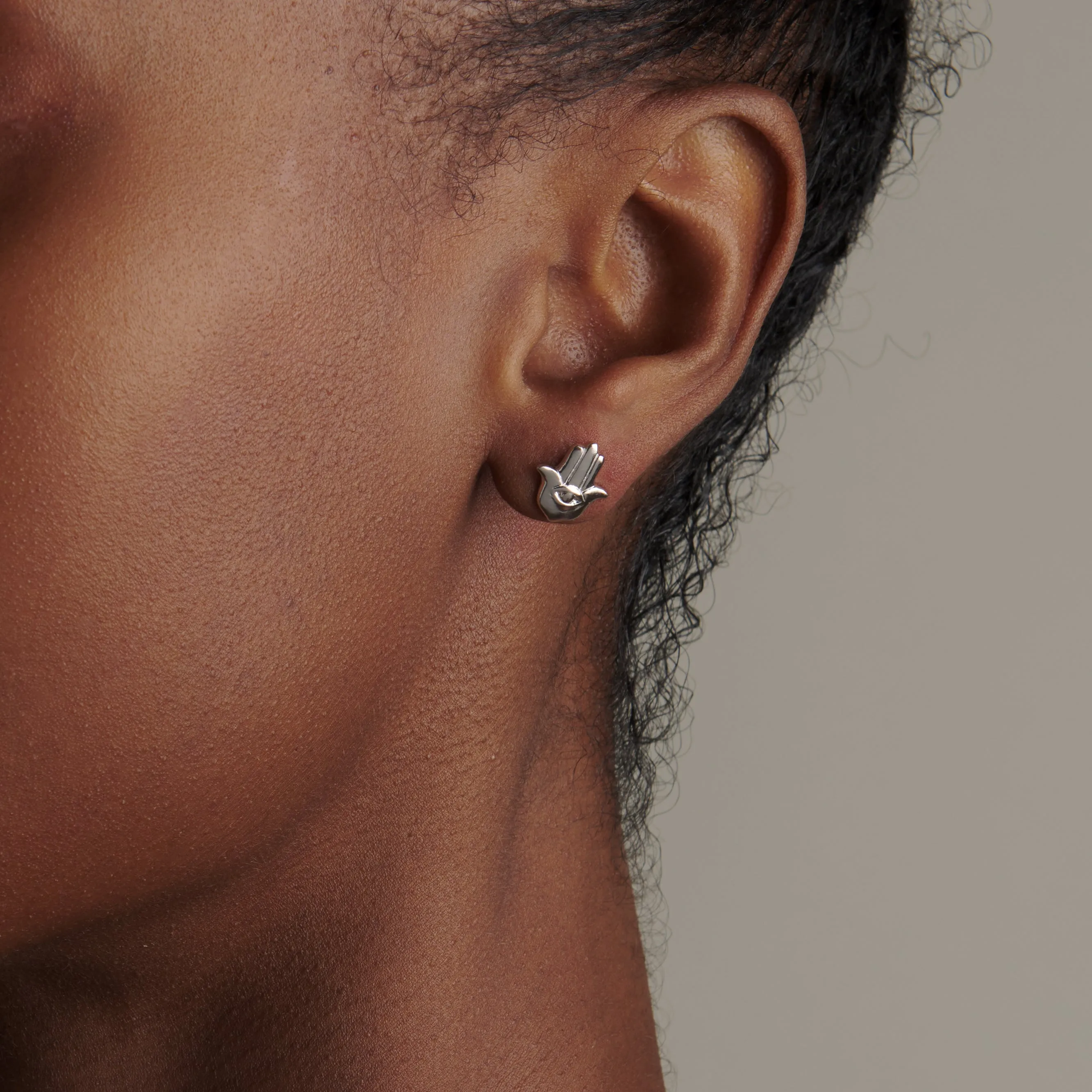 Hamsa Stud Earrings