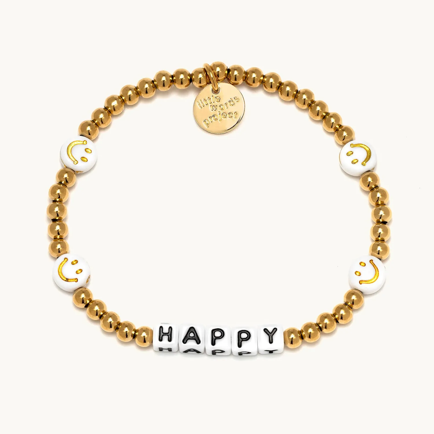 HAPPY - GOLD PLATED