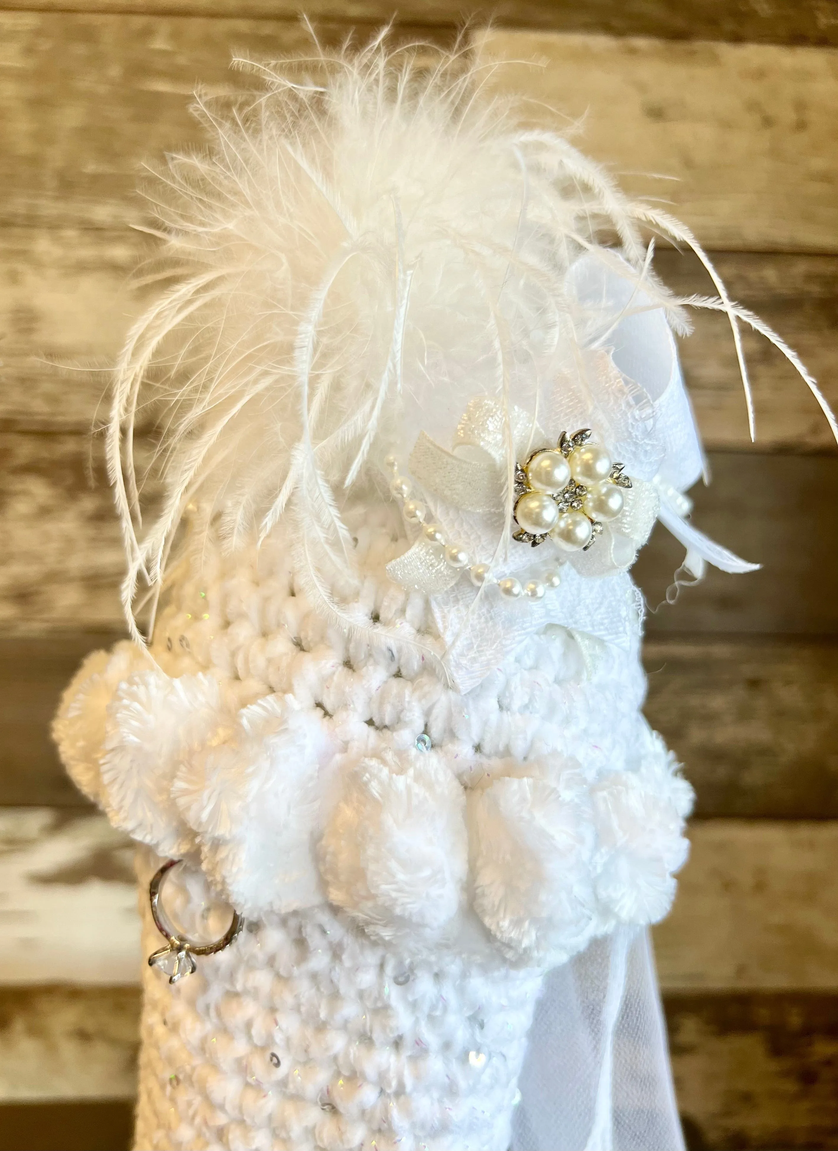 Head Cover Set (Bride and Groom) - I Do, I Do, I Do