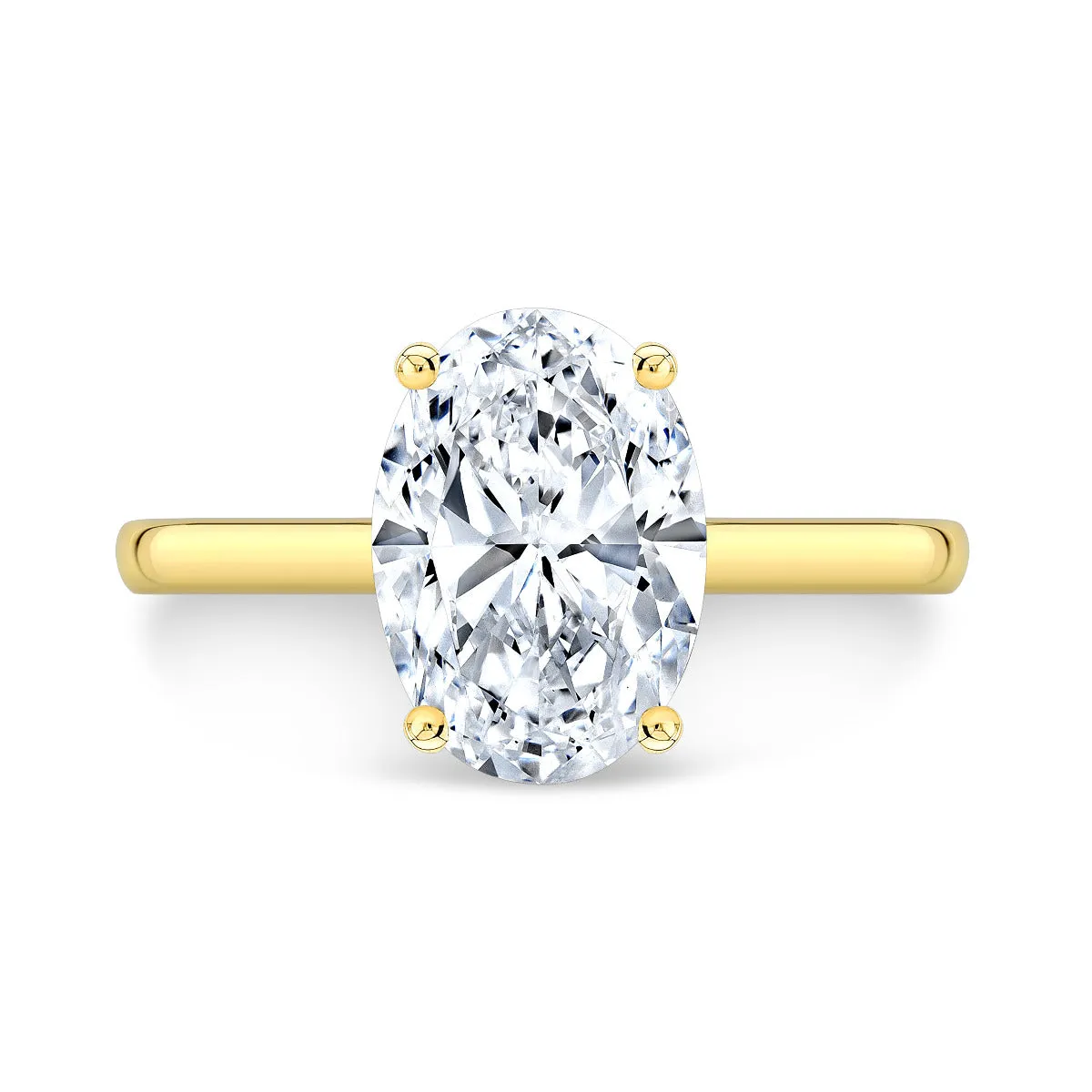 Hidden Halo Engagement Ring Mounting