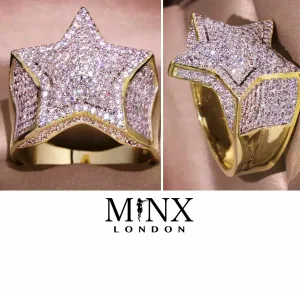 Hip Hop Star Ring | Iced out ring | Iced Star Ring
