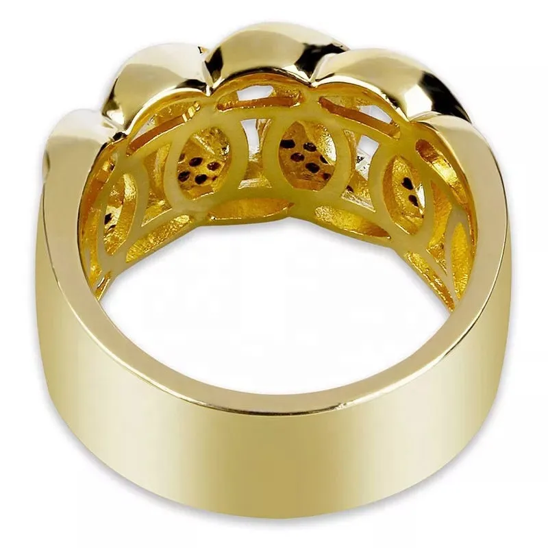 Iced Out Ring | Mens Iced Out Rings | Womens Iced Out Ring | Iced Out Rings UK | Baguette Ring | Mens Iced Out Pinky Ring | Wedding Band