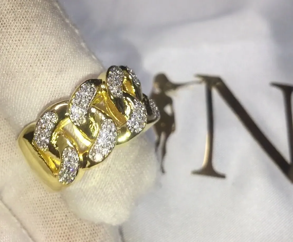 Iced Out Ring | Mens Iced Out Rings | Womens Iced Out Ring | Iced Out Rings UK | Baguette Ring | Mens Iced Out Pinky Ring | Wedding Band