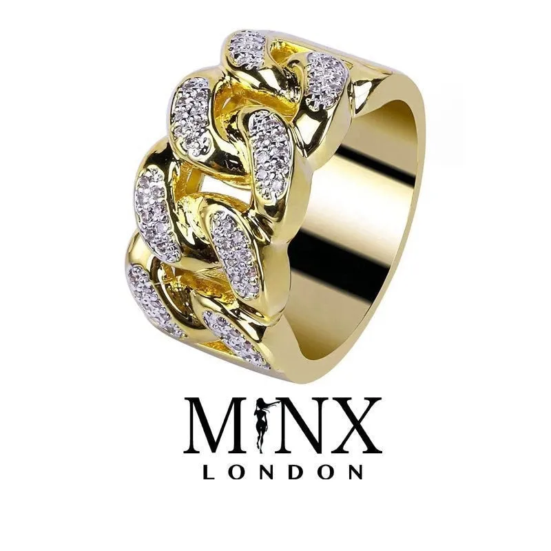 Iced Out Ring | Mens Iced Out Rings | Womens Iced Out Ring | Iced Out Rings UK | Baguette Ring | Mens Iced Out Pinky Ring | Wedding Band