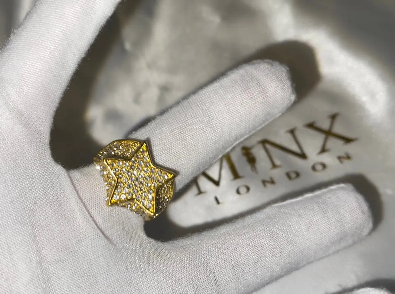Iced out ring | Star Ring | Diamond Star Ring | Star Shaped ring | star rings | Iced Out Star Ring | Big ring | Fashion Ring | Pinky Ring