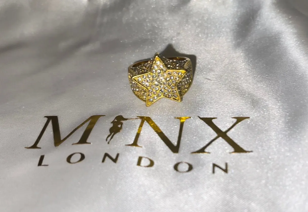 Iced out ring | Star Ring | Diamond Star Ring | Star Shaped ring | star rings | Iced Out Star Ring | Big ring | Fashion Ring | Pinky Ring