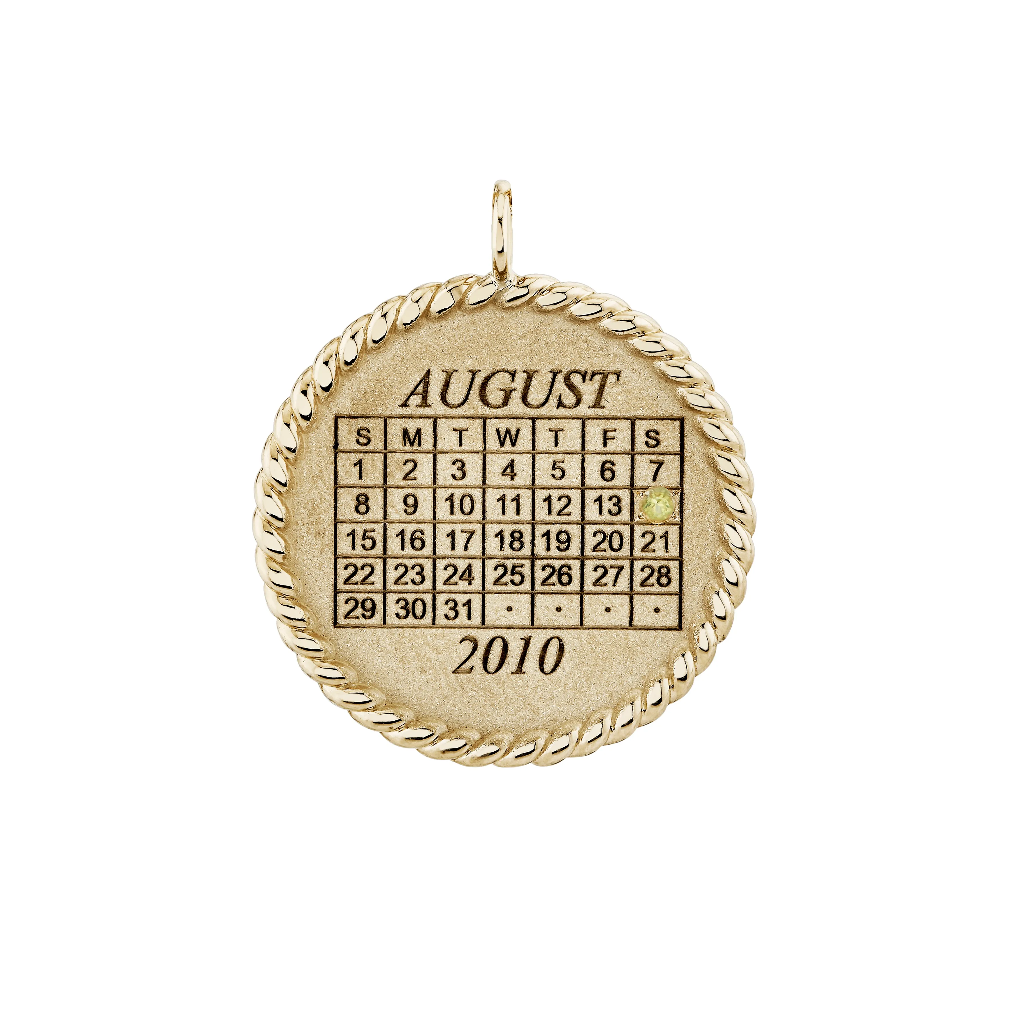 Imperial Calendar Pendant