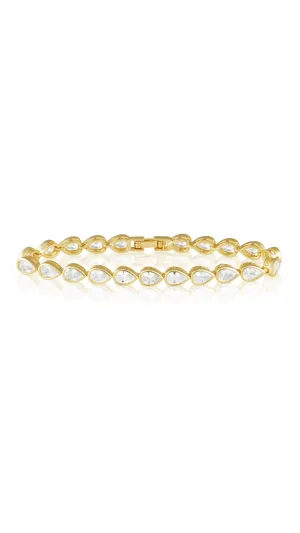 Ines Raindrop Gold Bracelet