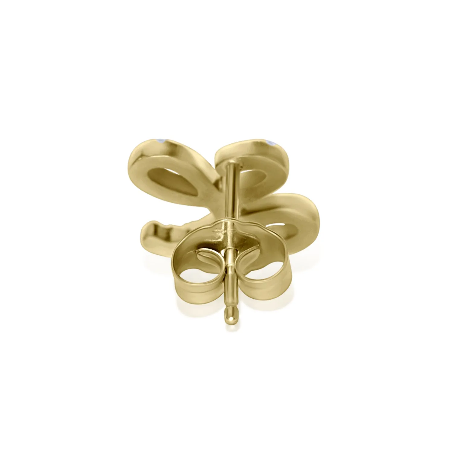 Initial Stud Earrings