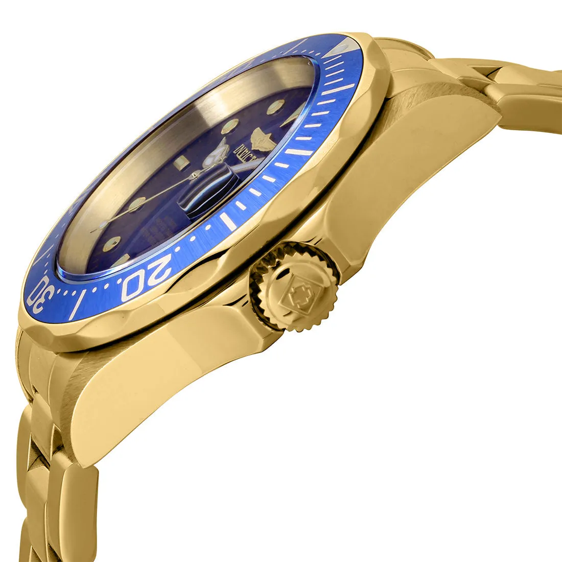 Invicta Pro Diver Unisex Wrist Watch Stainless Steel Automatic Blue Dial - 8930
