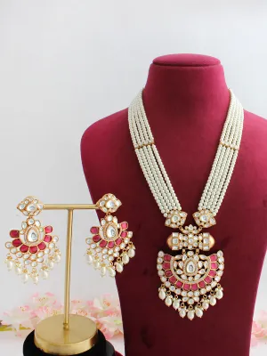 Ishani Long Necklace Set