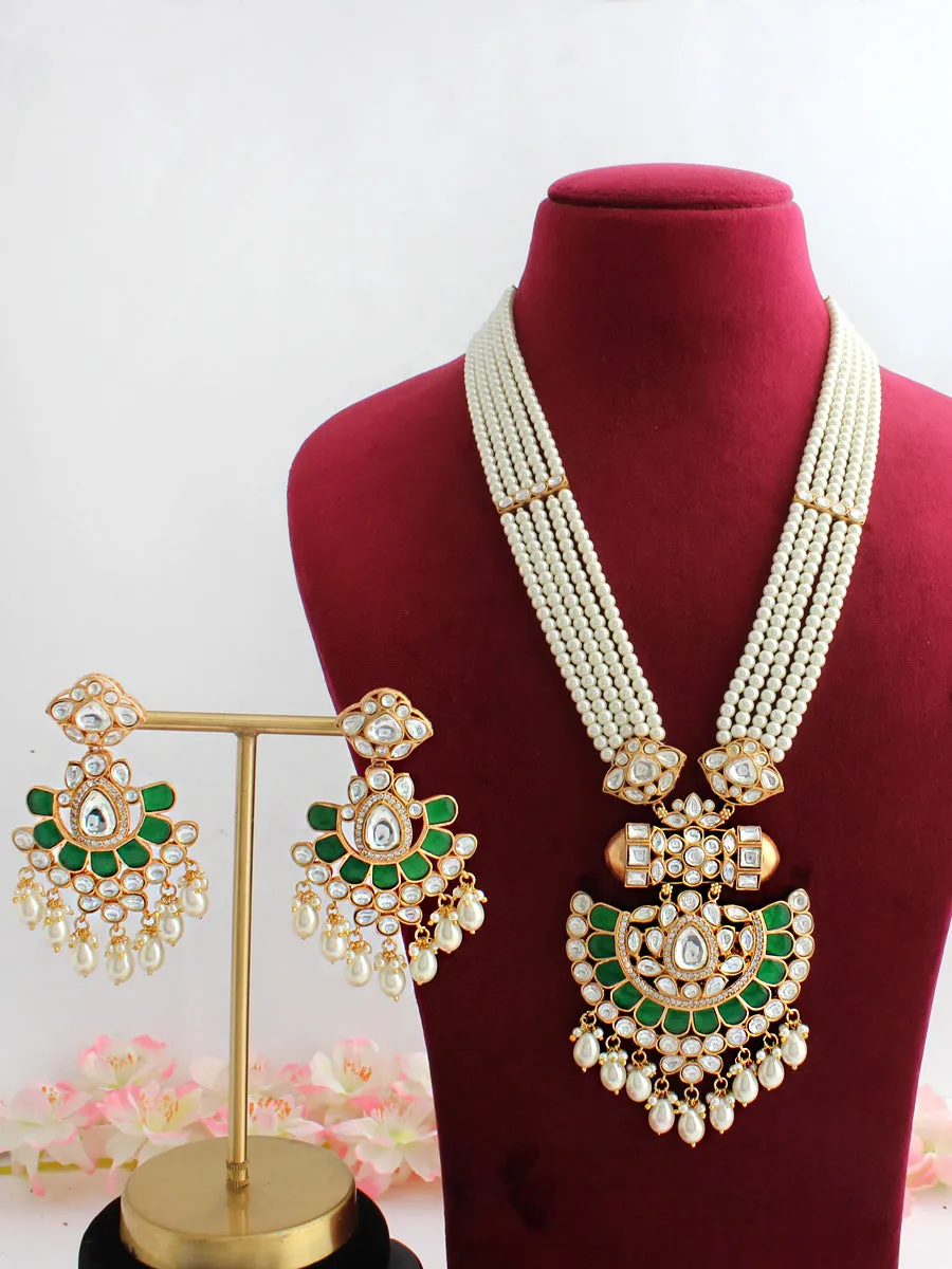 Ishani Long Necklace Set