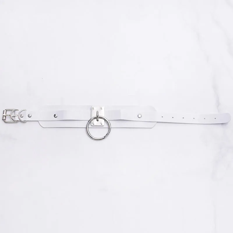 Japanese leather collar yc21180