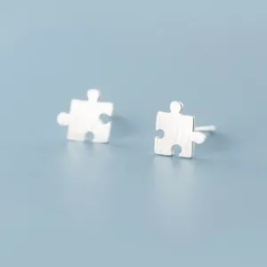 Jigsaw Puzzle Shape Studs Earrings-SS016
