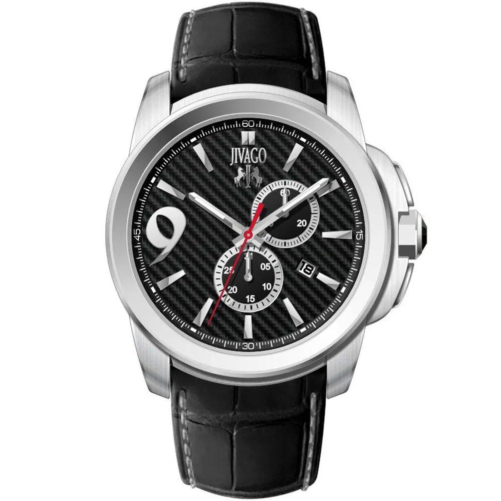 Jivago Men's Gliese Black Dial Watch - JV1517