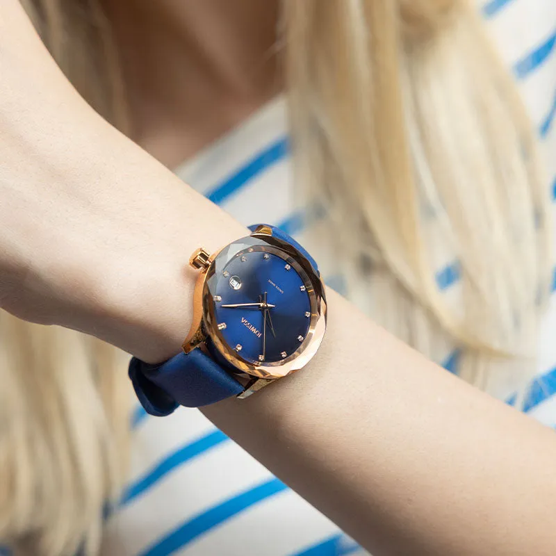 Jowissa Swiss Made Blue Dial Analog Watch for - Woman J6.247.M