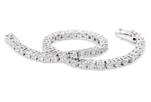 Juliet 18ct White Gold Box Set Diamond Bracelet