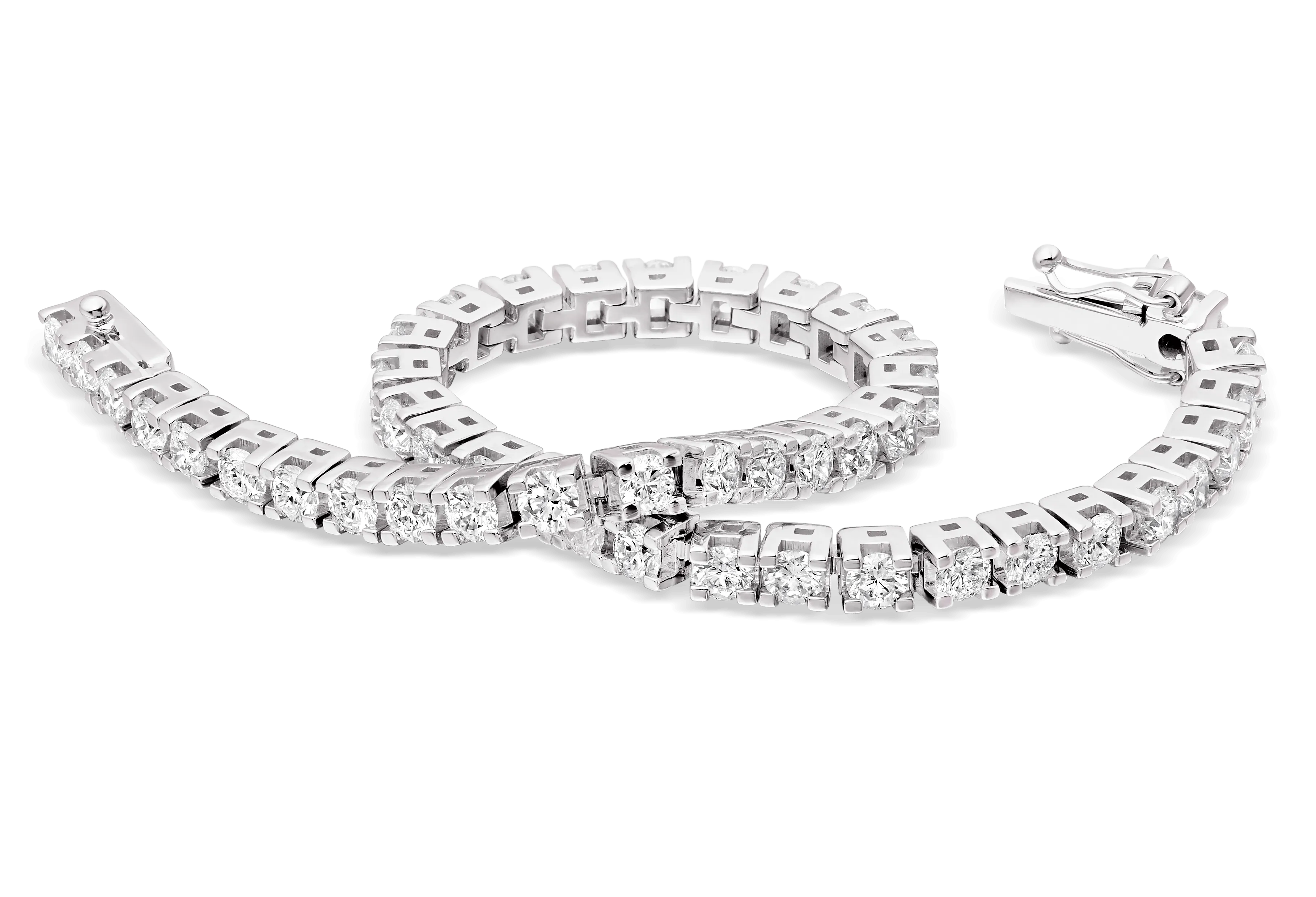 Juliet 18ct White Gold Box Set Diamond Bracelet