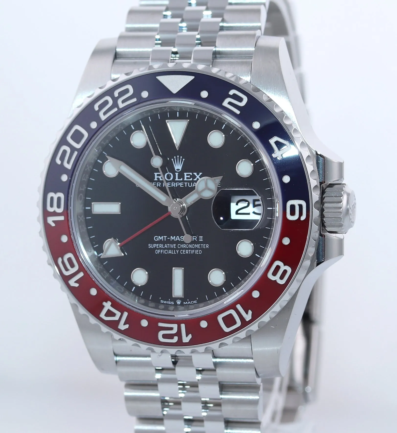 JUNE 2021 BRAND NEW PAPERS Rolex GMT Master PEPSI Blue Ceramic 126710 Watch