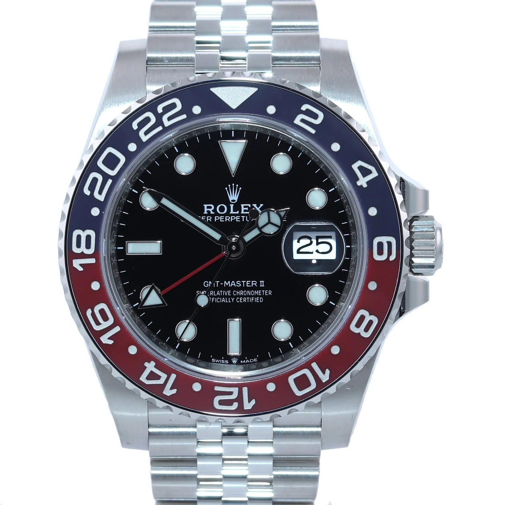 JUNE 2021 BRAND NEW PAPERS Rolex GMT Master PEPSI Blue Ceramic 126710 Watch