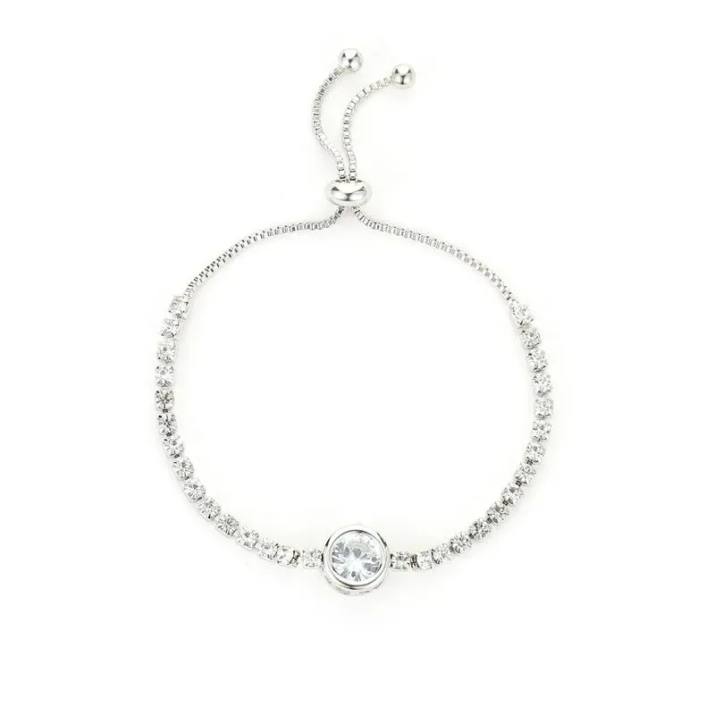 Kawaii Sparkle ✨ Cute Gold Color Tennis Bracelets with Colorful Cubic Zirconia for Women & Girls 🎀 Perfect Party Jewelry Gifts!