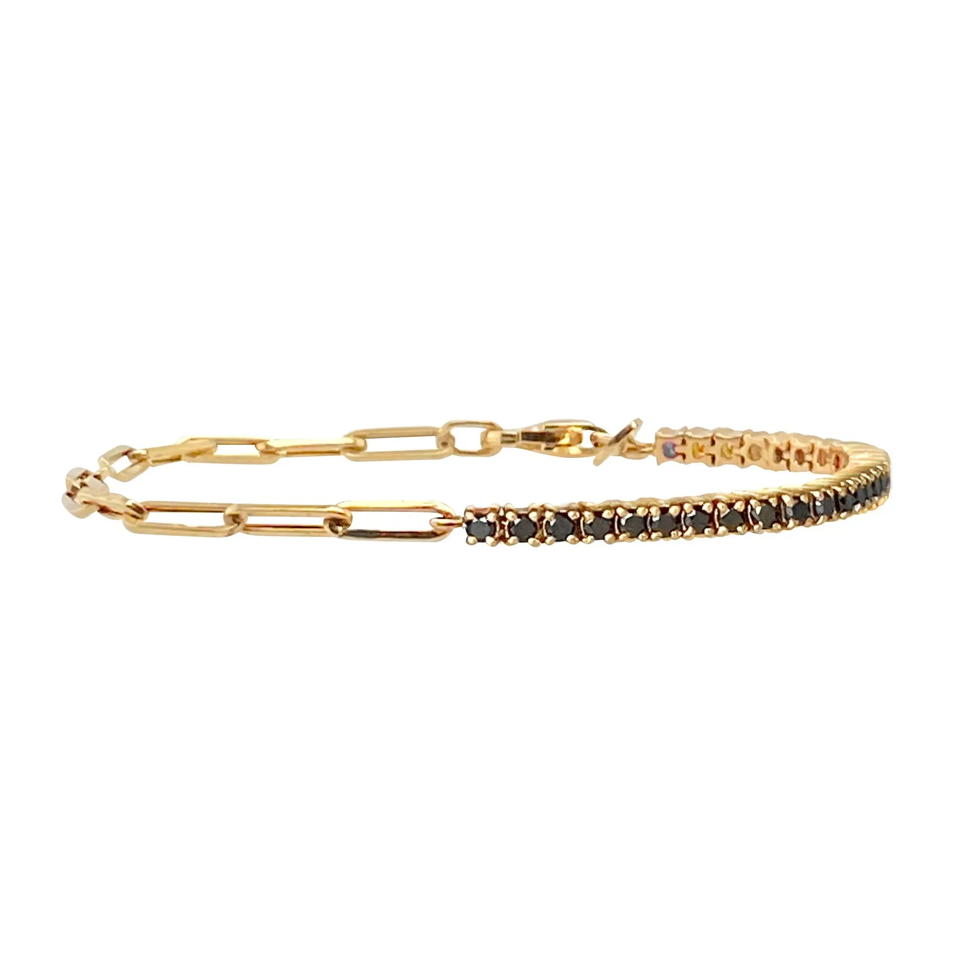 Kawaii Sparkle ✨ Cute Gold Color Tennis Bracelets with Colorful Cubic Zirconia for Women & Girls 🎀 Perfect Party Jewelry Gifts!