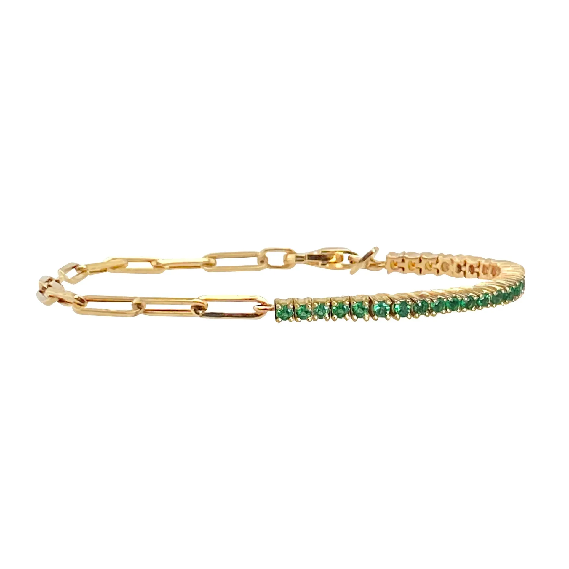 Kawaii Sparkle ✨ Cute Gold Color Tennis Bracelets with Colorful Cubic Zirconia for Women & Girls 🎀 Perfect Party Jewelry Gifts!
