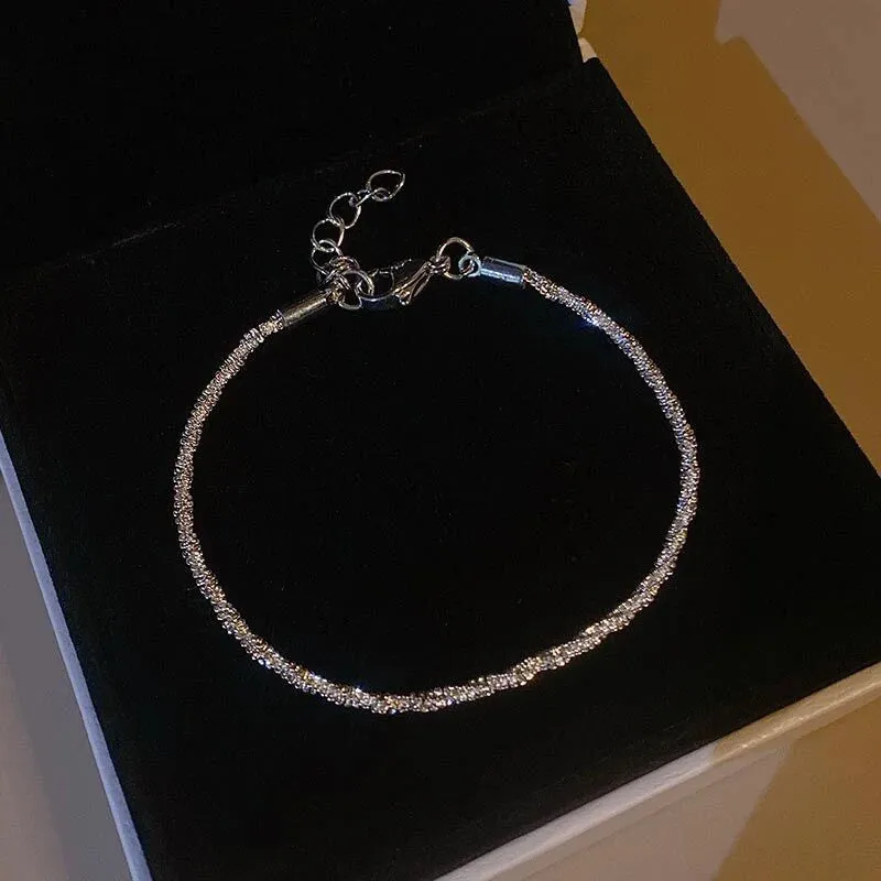 Kawaii Sparkle ✨ Cute Gold Color Tennis Bracelets with Colorful Cubic Zirconia for Women & Girls 🎀 Perfect Party Jewelry Gifts!