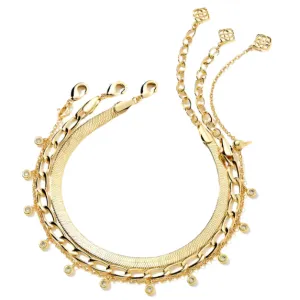 Kendra Scott Kassie Gold Chain Bracelet Set - 3 pc.