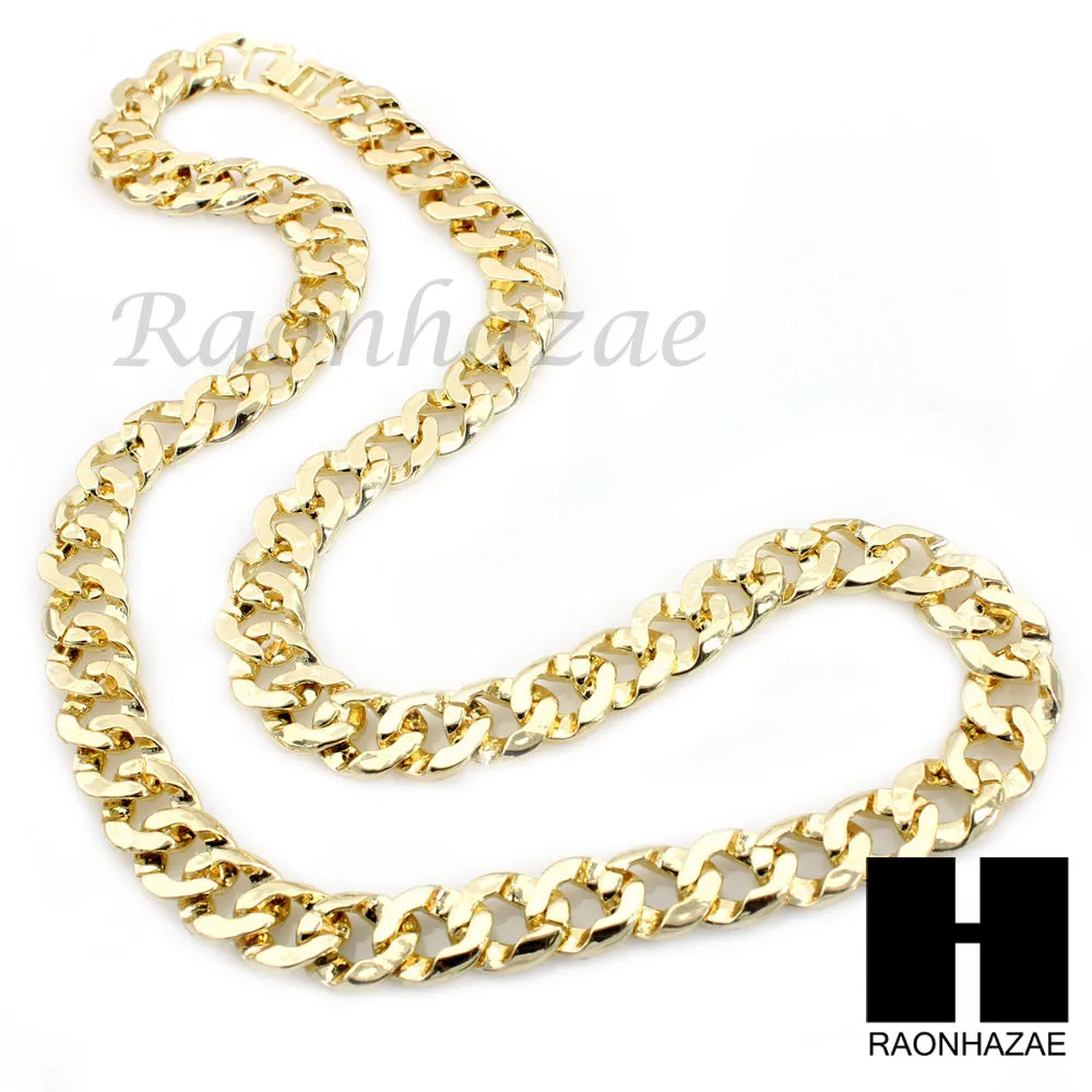 LAB DIAMOND GOLD CUBAN CHAIN RED RUBY KING TUT PHARAOH ANKH NECKLACES