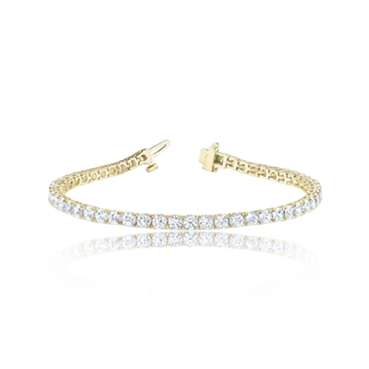 Lab Diamonds Tennis Bracelet in 14k Yellow Gold (5ct. tw.)