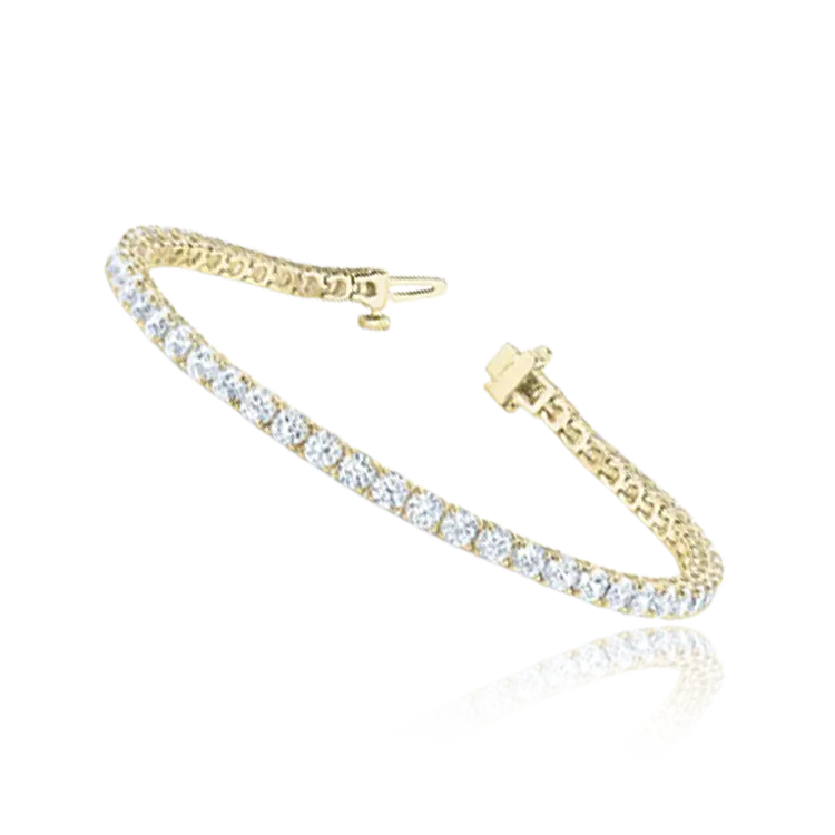 Lab Diamonds Tennis Bracelet in 14k Yellow Gold (5ct. tw.)