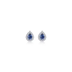 Lafonn 0.72 CTW Pear-shaped Halo Stud Earrings