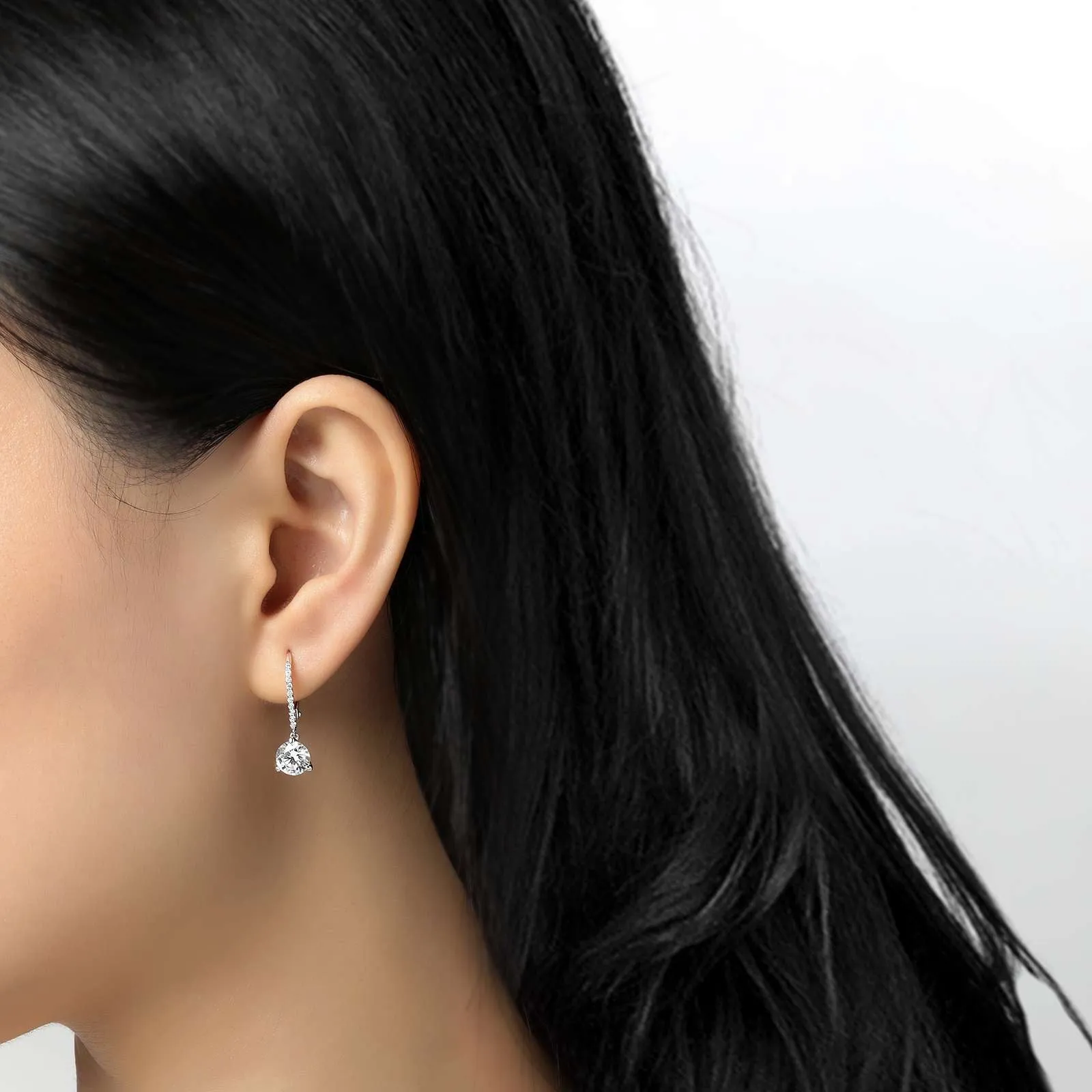 Lafonn Simulated Diamond Round Cut Martini Set Drop Earrings