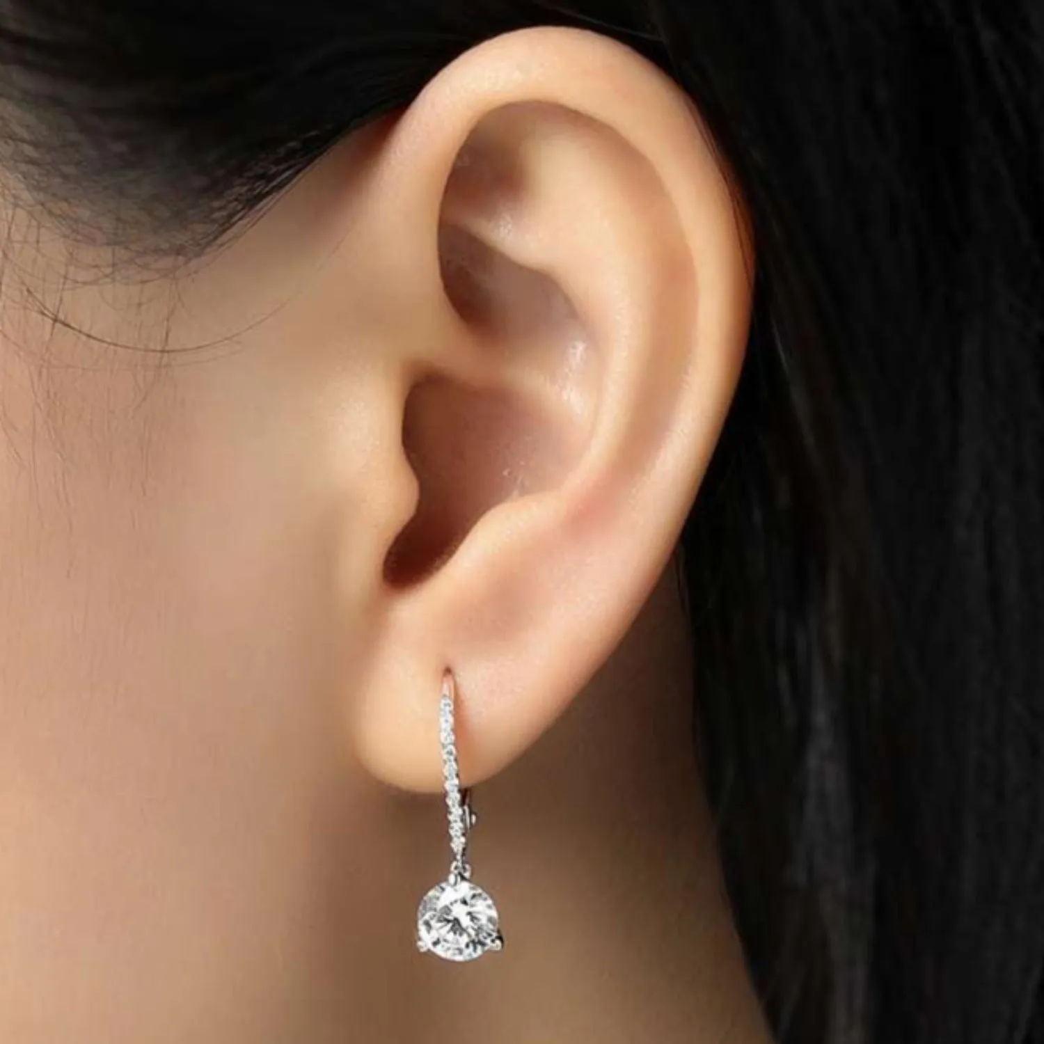 Lafonn Simulated Diamond Round Cut Martini Set Drop Earrings