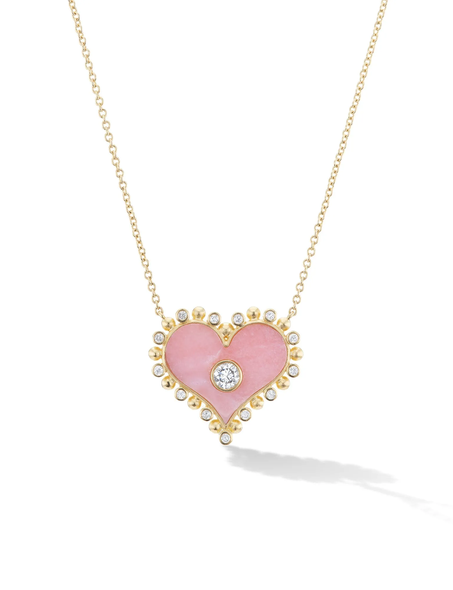 Large Heart Inlay Necklace