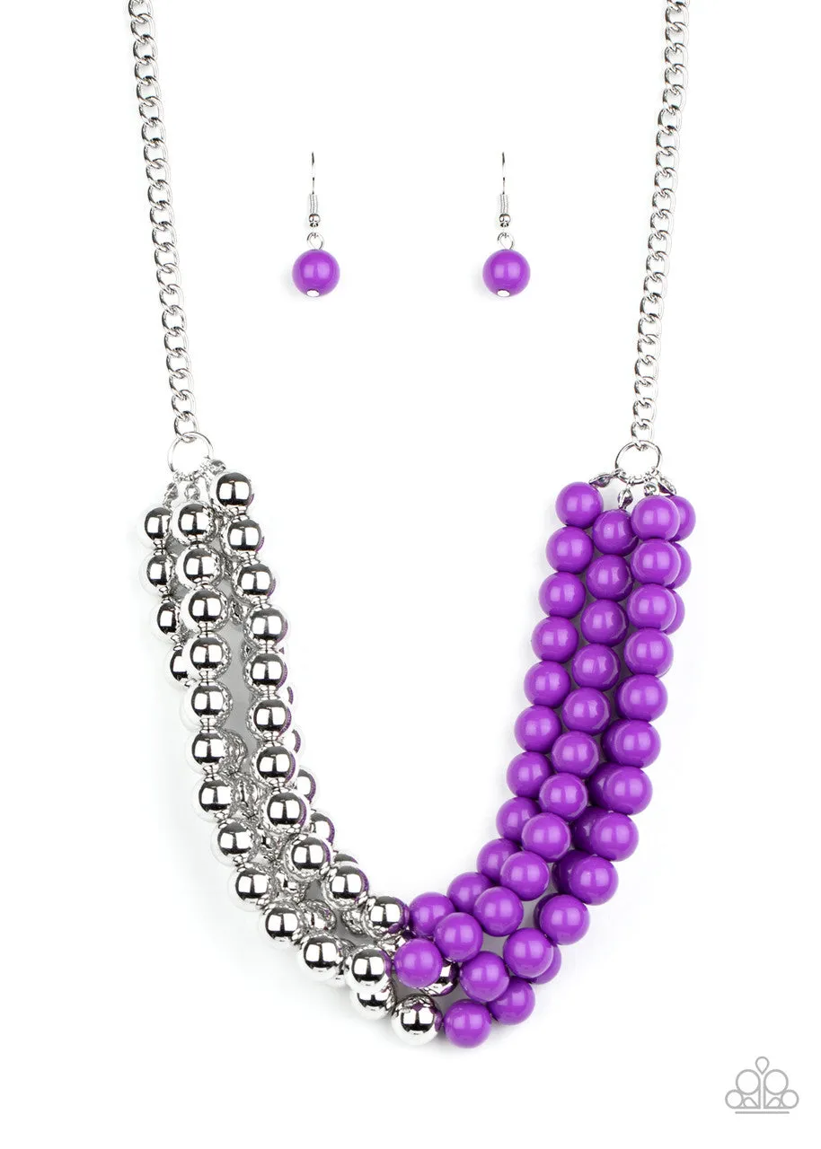 Layer After Layer Purple Paparazzi Necklace