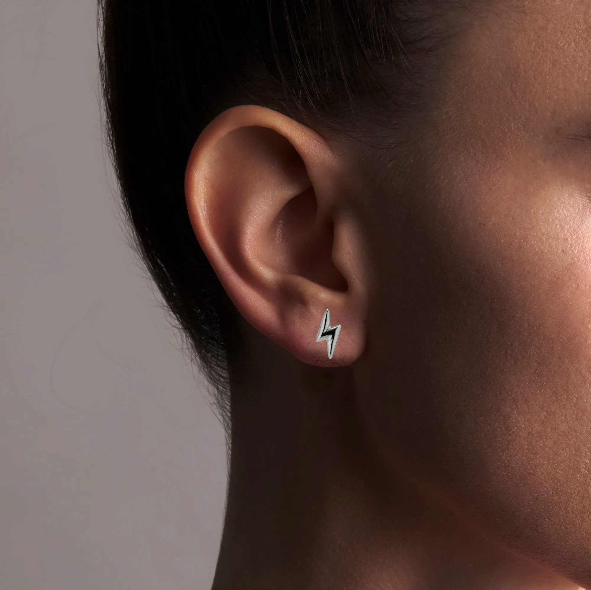 Lightning Stud Earrings