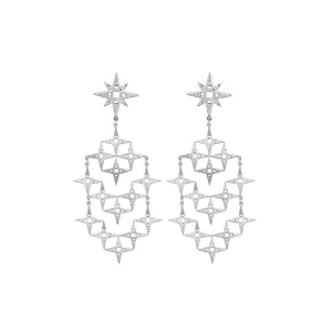 Lindi Kingi Earrings Stardust Silver