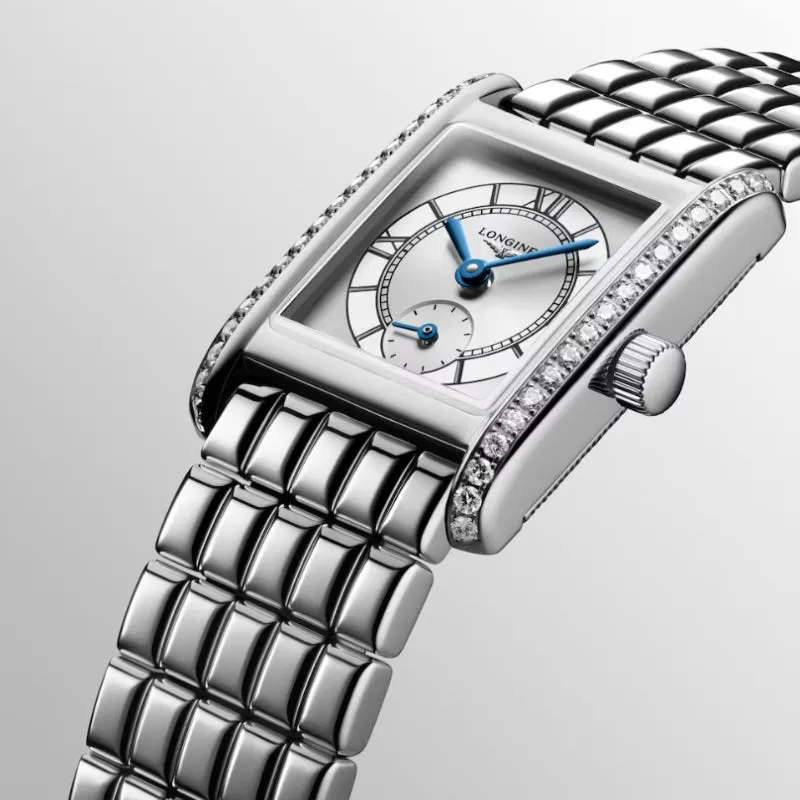 Longines Mini Dolcevita Stainless Steel on Bracelet Diamond Bezel - L5.200.0.75.6