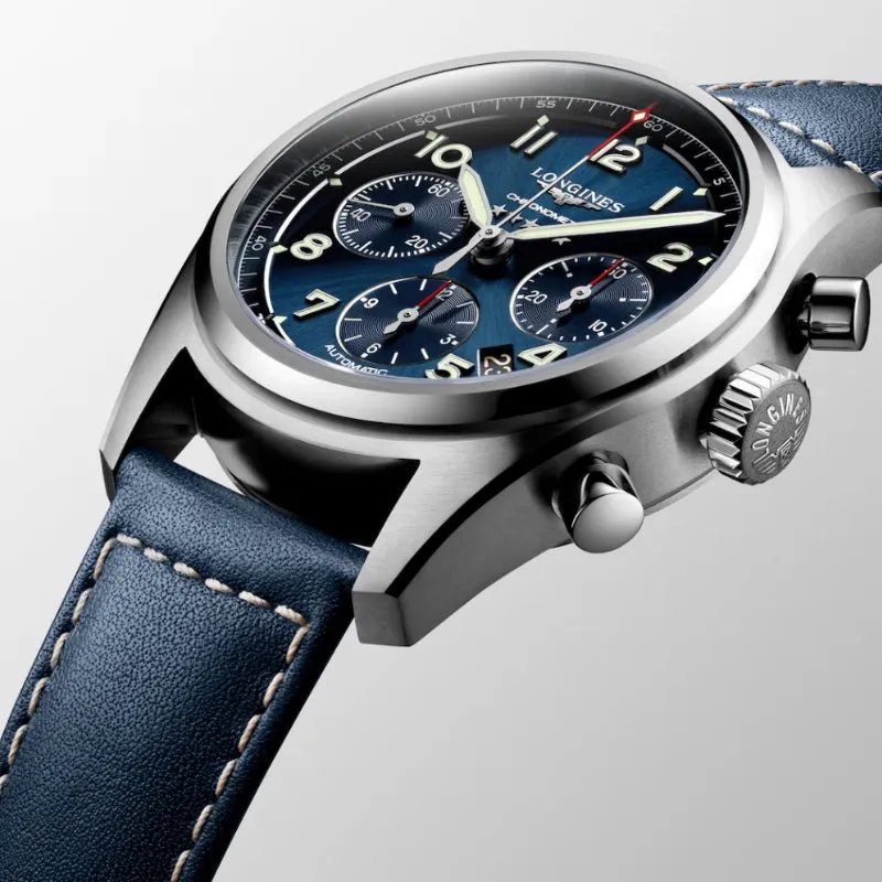 Longines Spirit Chronograph Blue Dial 42mm - L3.820.4.93.0