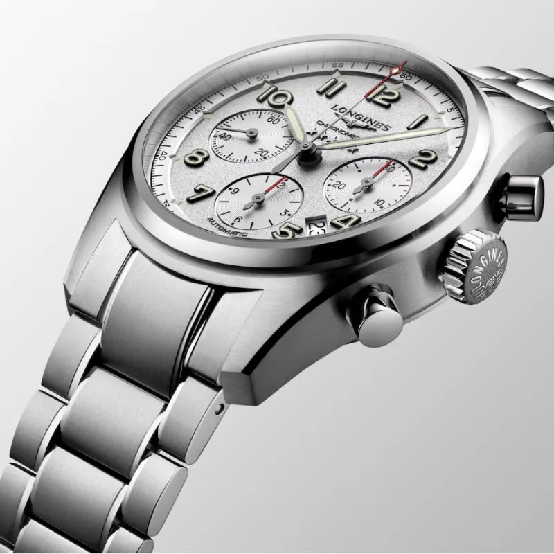 Longines Spirit Chronograph Silver Dial 42mm - L3.820.4.73.6