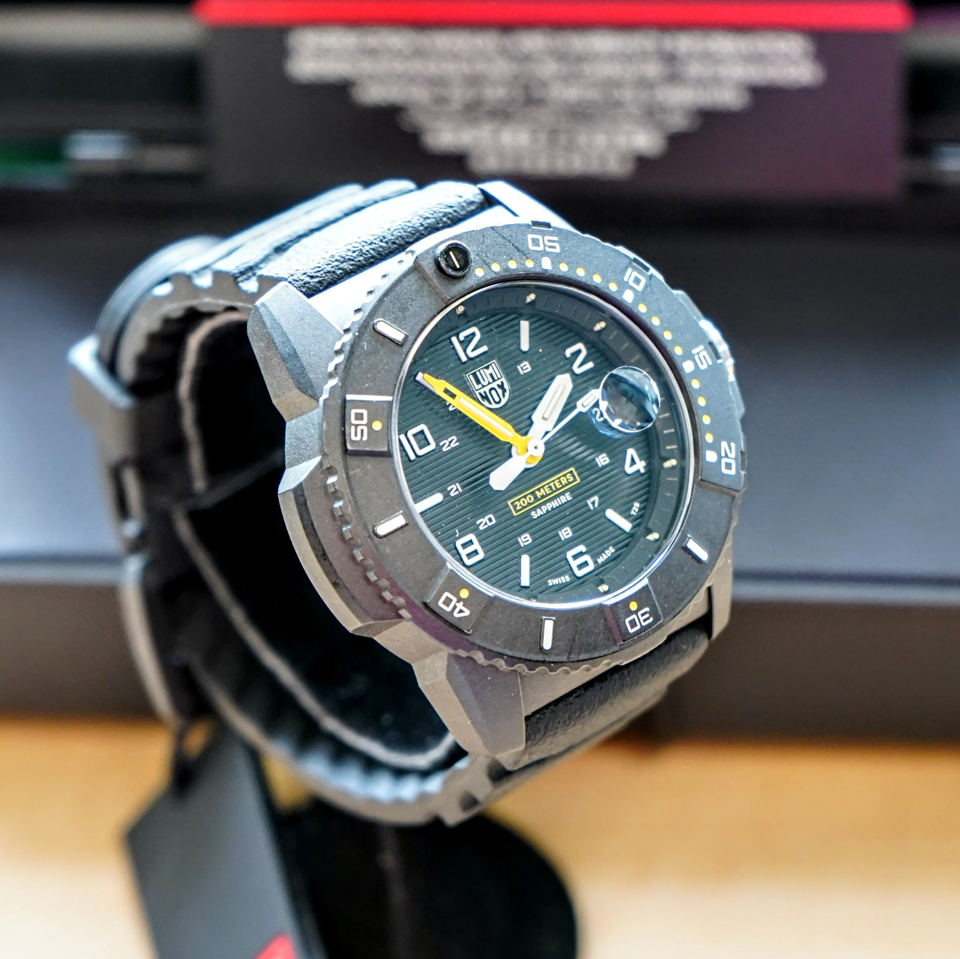 LUMINOX Navy Seal Foundation Watch Series-3600 XS.3601 45mm Military Dive Wristwatch - IN BOX!
