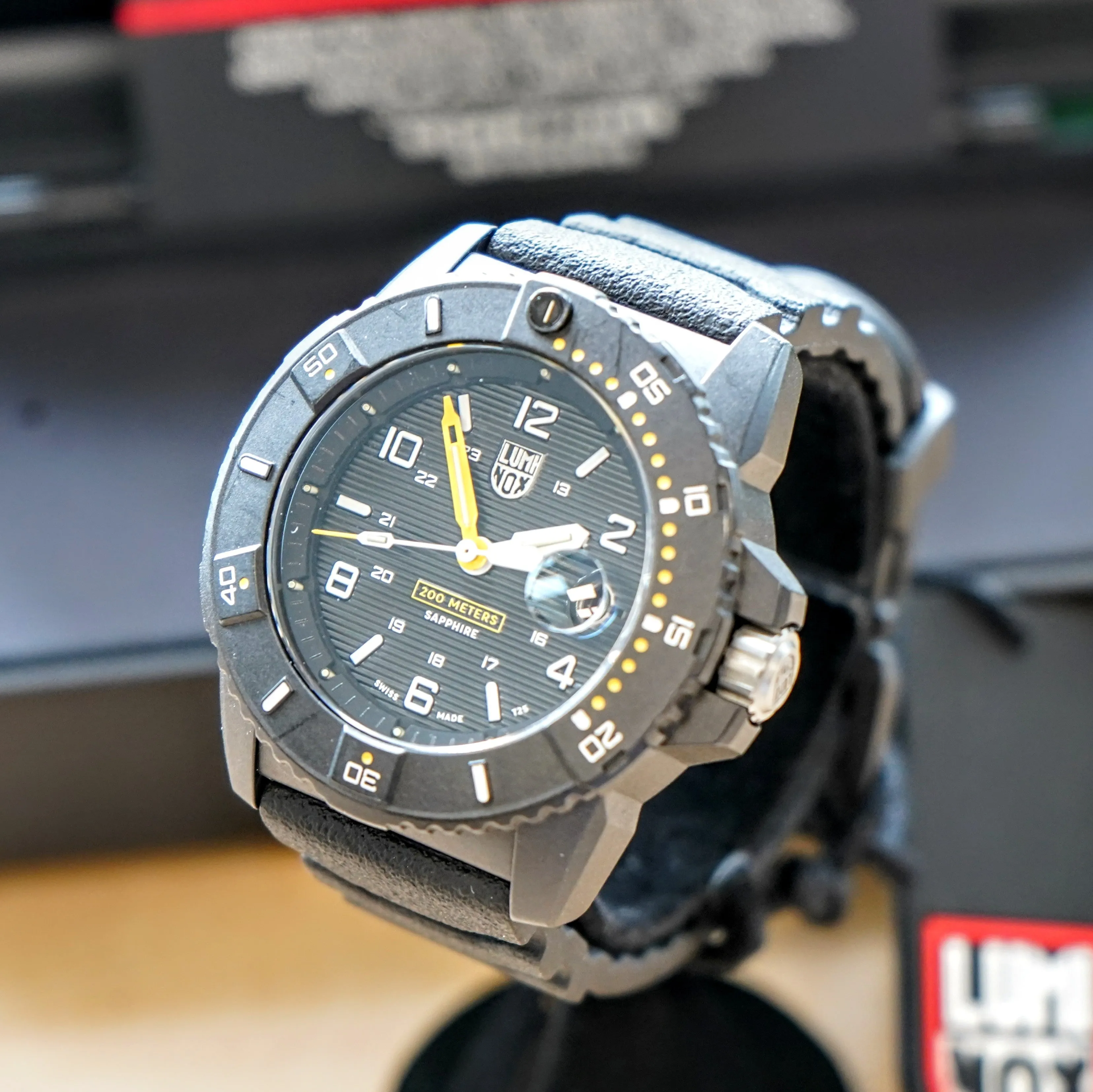 LUMINOX Navy Seal Foundation Watch Series-3600 XS.3601 45mm Military Dive Wristwatch - IN BOX!