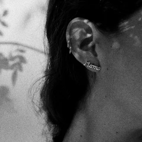 Mama Stud Earring - 18K Gold | VS Clarity