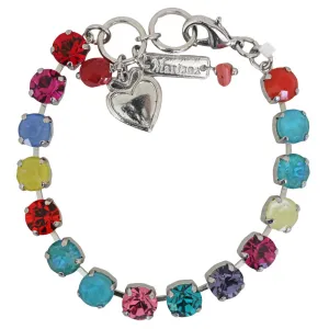 Mariana "Poppy" Silver Plated Must-Have Everyday Crystal Tennis Bracelet, 4252 M190