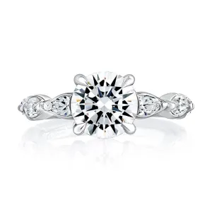 Marquise Diamond Engagement Ring